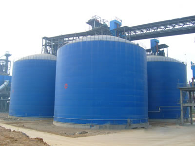 通海水泥钢板库改造